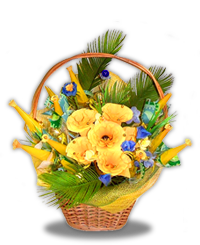 Basket of Yellow Tenderness